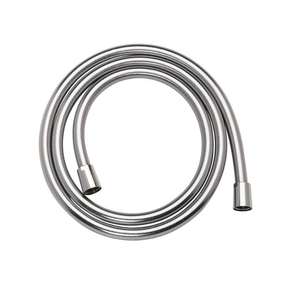 Product Cut out image of the Crosswater Chrome 1750mm Easy Clean Shower Hose